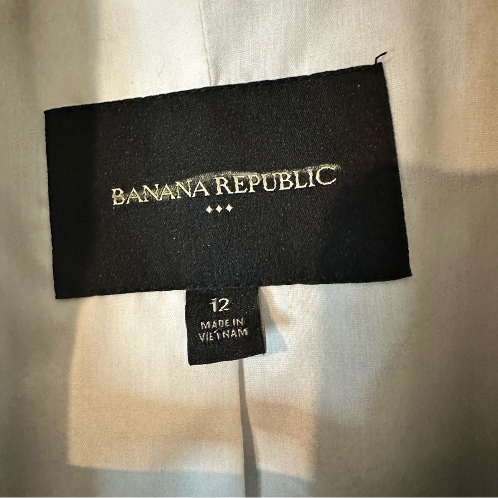 Banana Republic Blue and White Striped Blazer - Picture 10 of 12